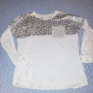 Victoria's Secret PINK leopard spirit jersey